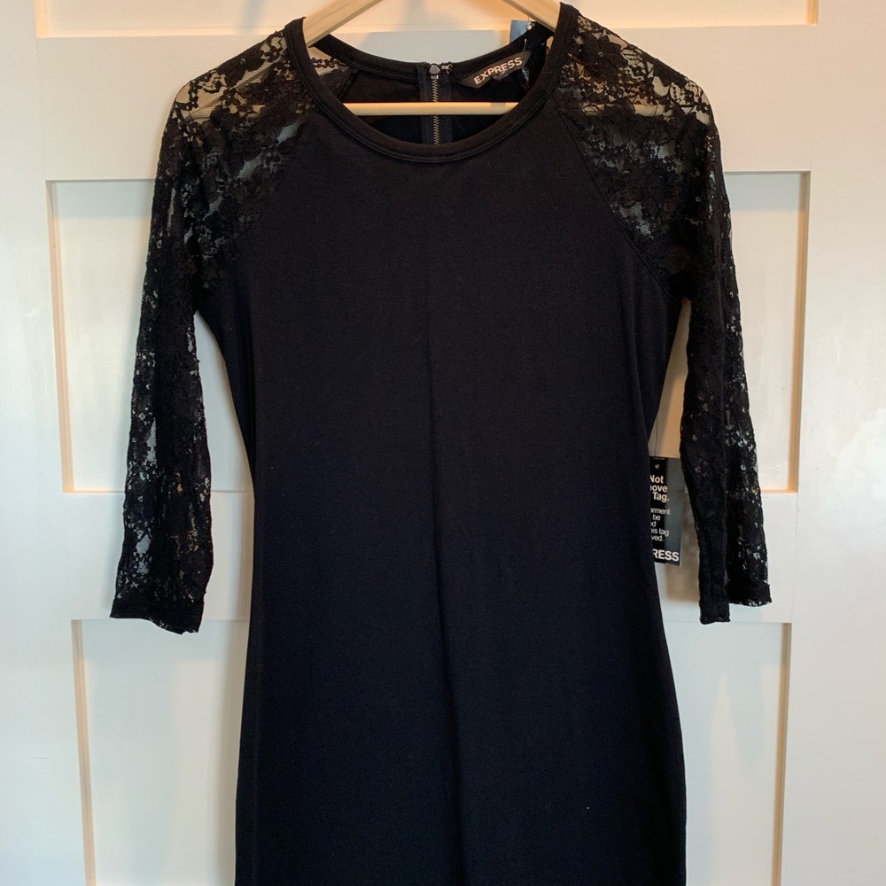 Express Black Mini Dress